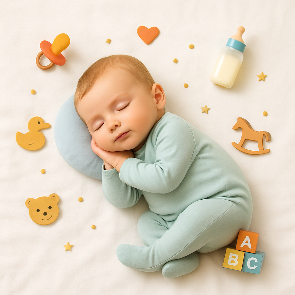 image of a baby sleeping